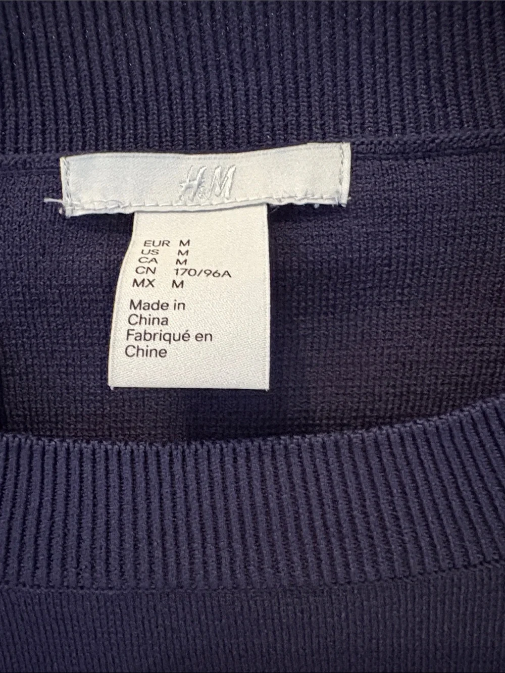 Navy Short Sleeve Crewneck Sweater Normcore Workwear